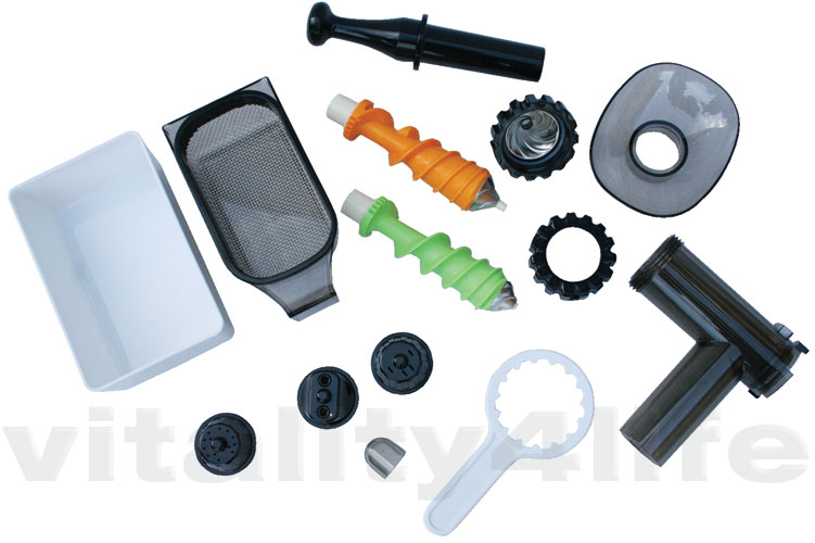 Partes del Extractor Electrico para Pasto de Trigo Marca LEXEN